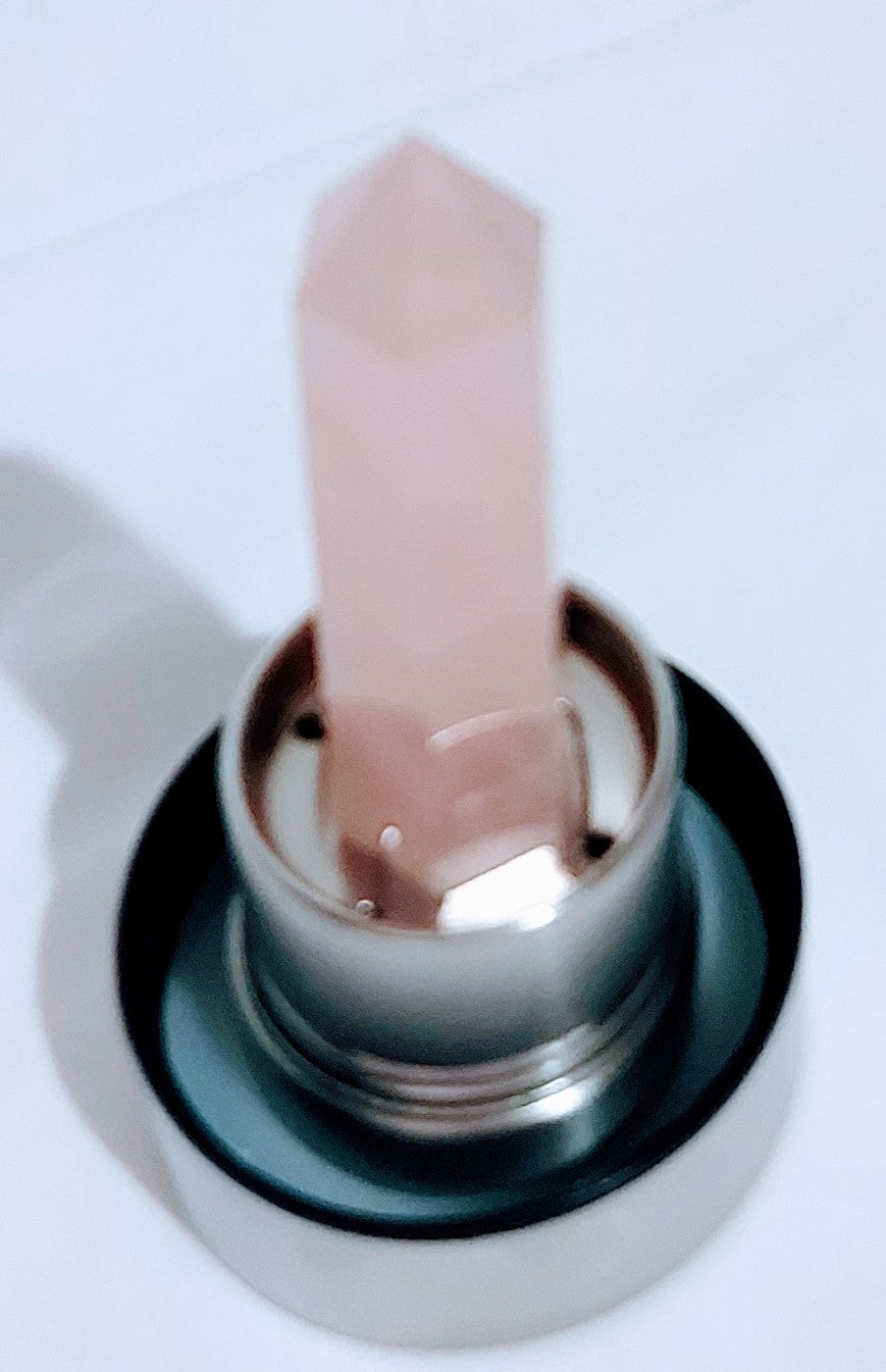 Crystal Balance Water Bottle - Rose Quartz