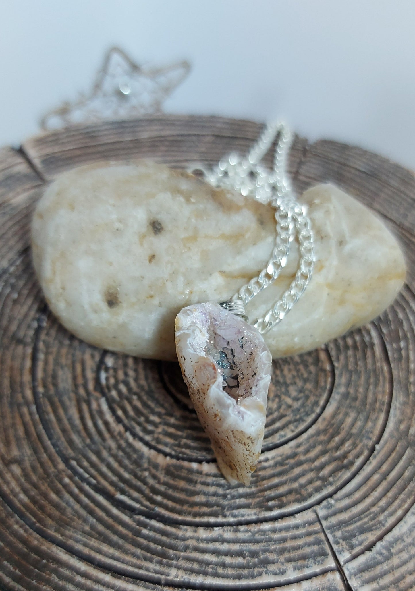 Geode Pendant Necklace