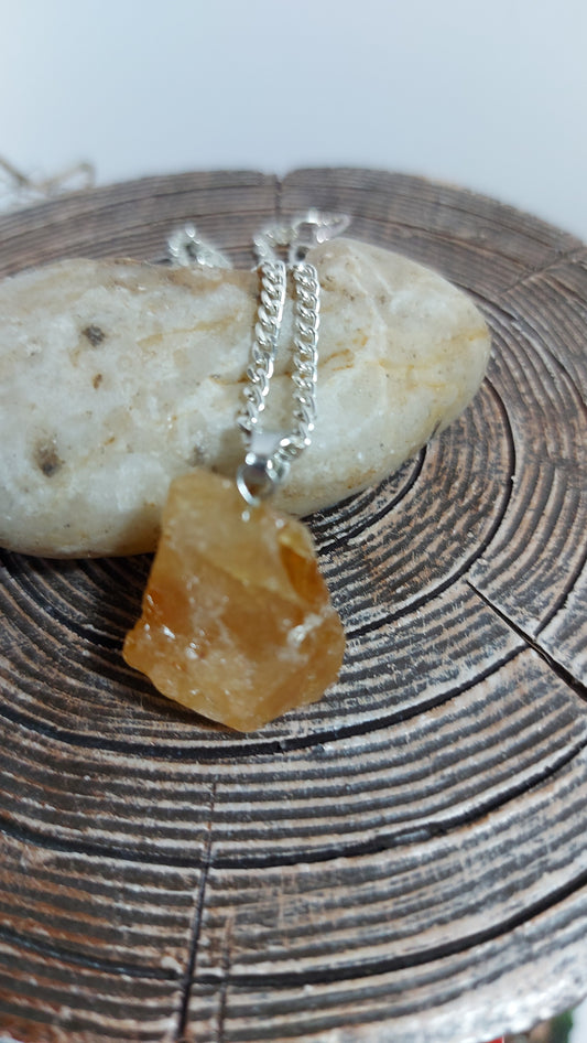 Citrine Pendant Necklace