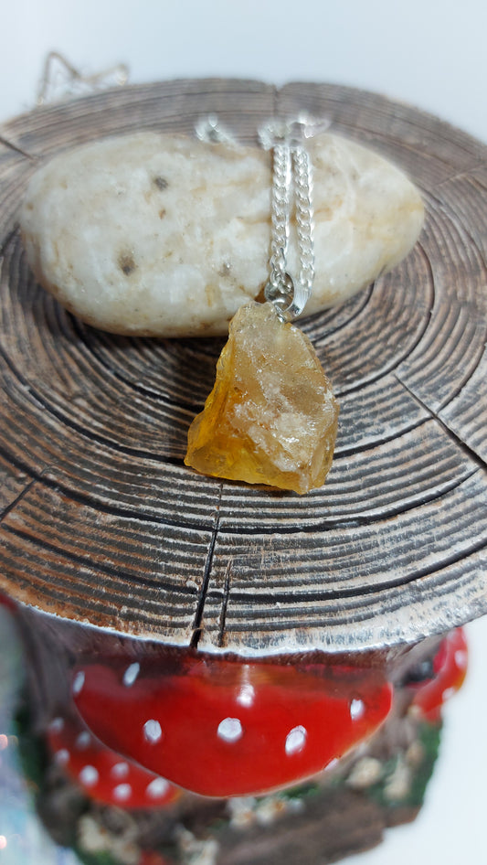 Citrine Pendant Necklace