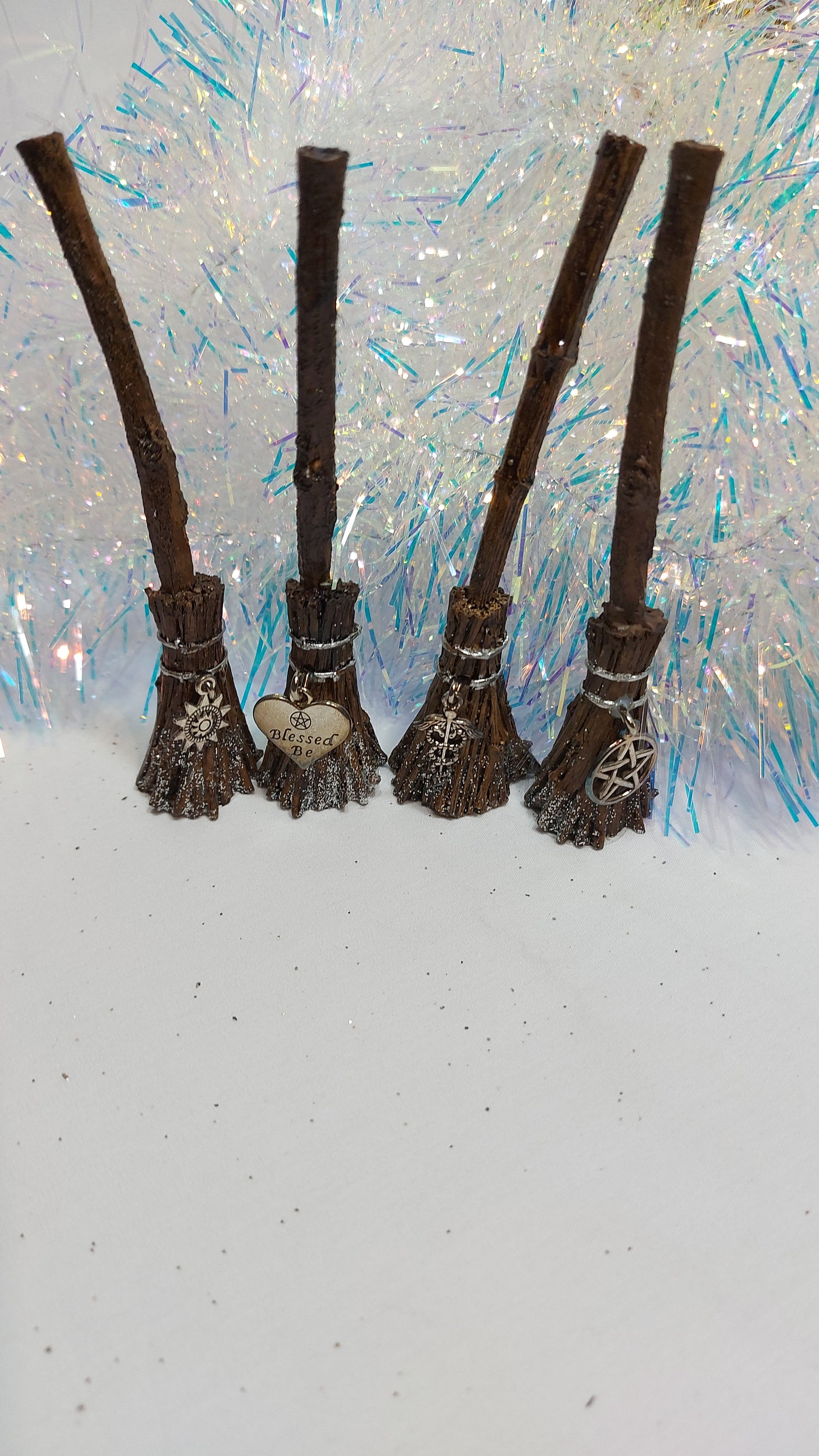 Witch Besom Figurine