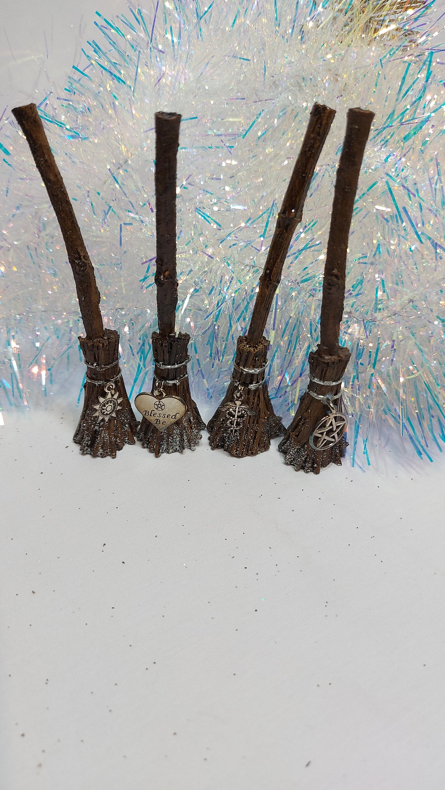Witch Besom Figurine
