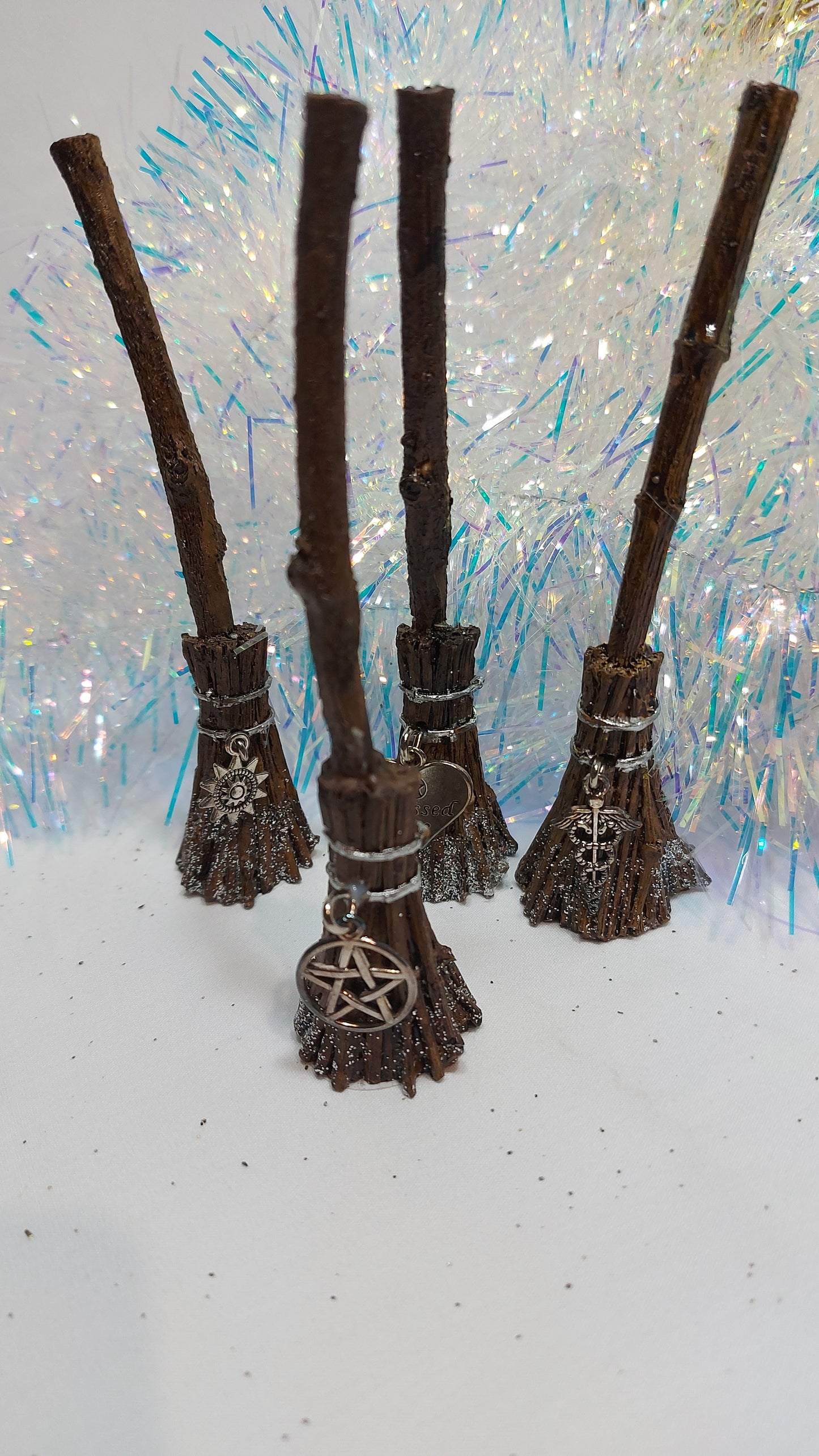 Witch Besom Figurine
