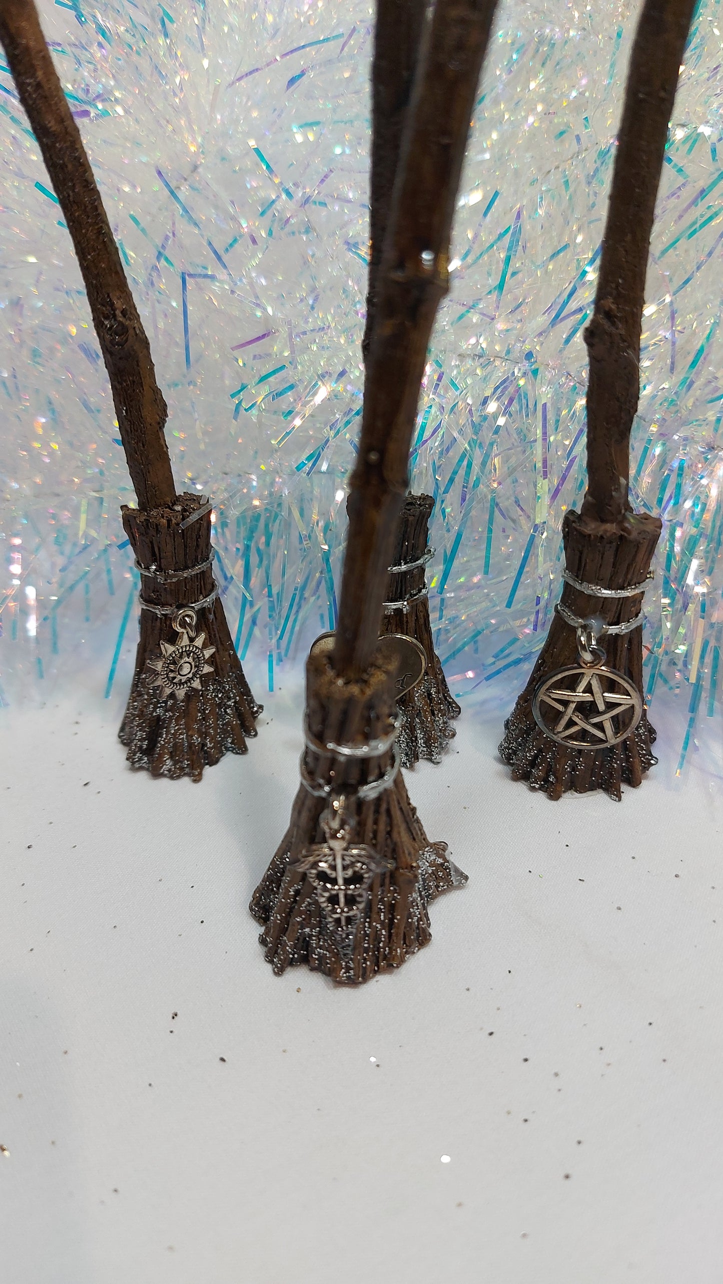Witch Besom Figurine