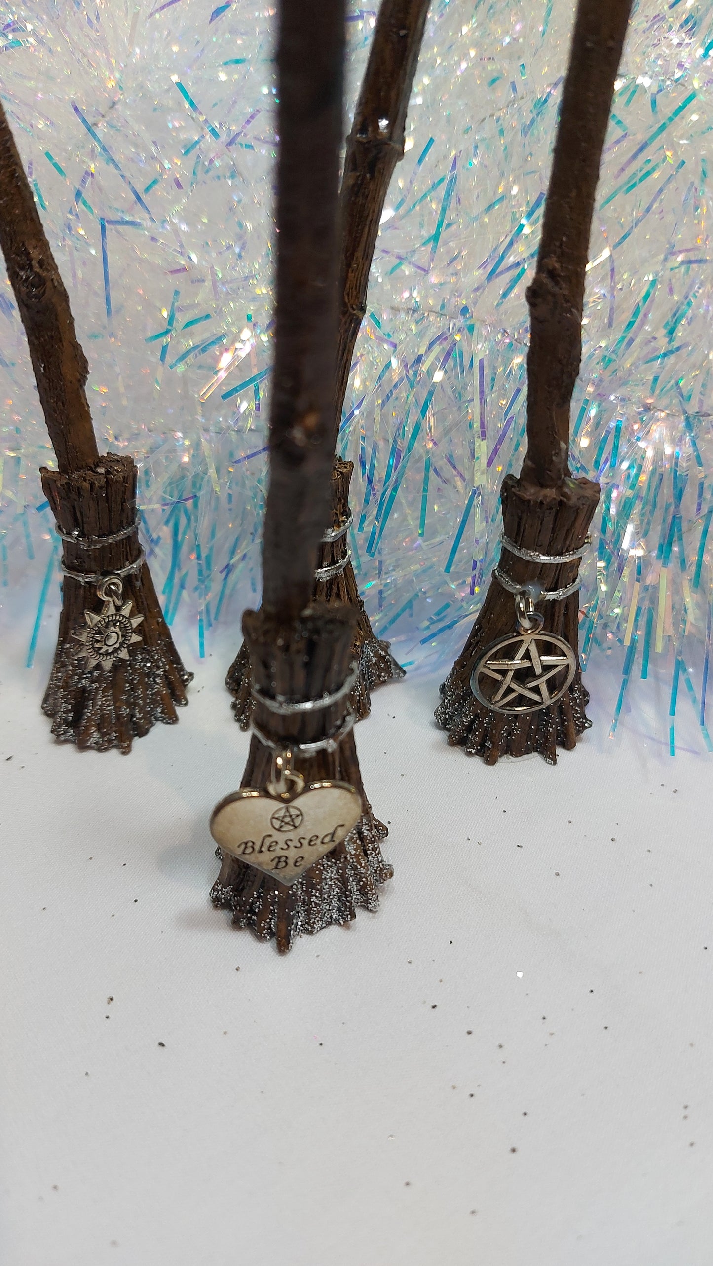 Witch Besom Figurine