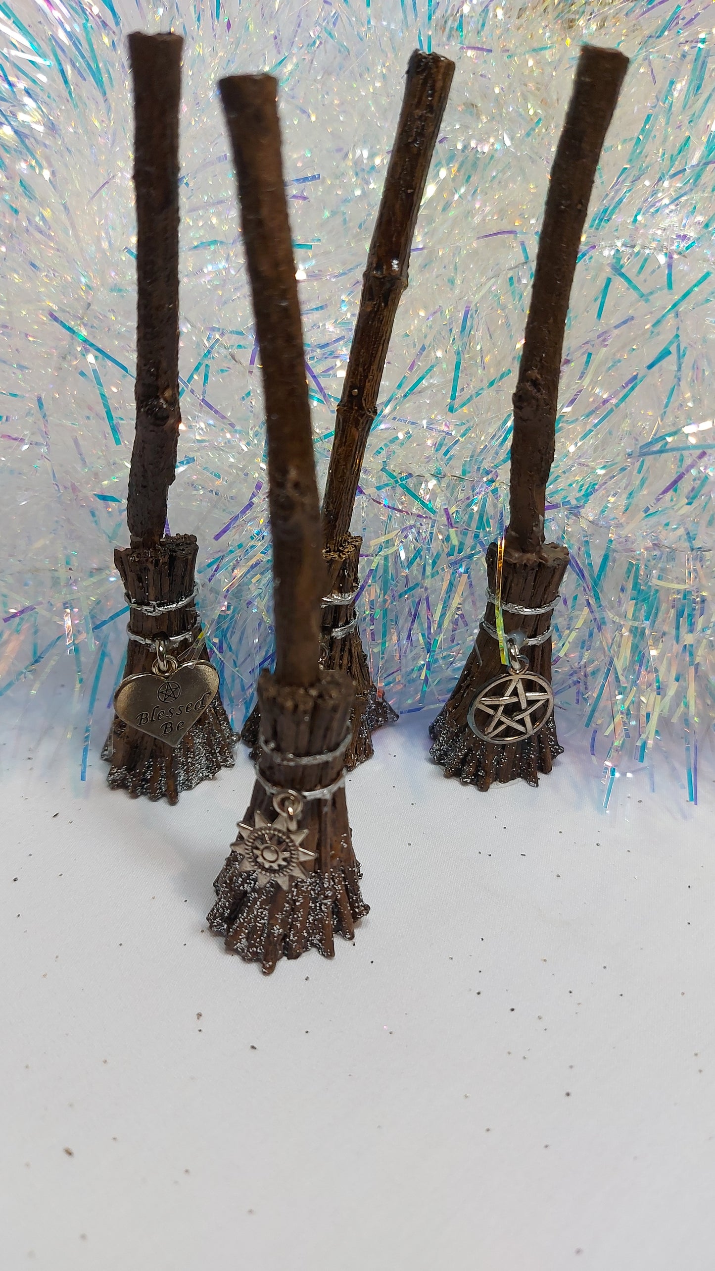 Witch Besom Figurine