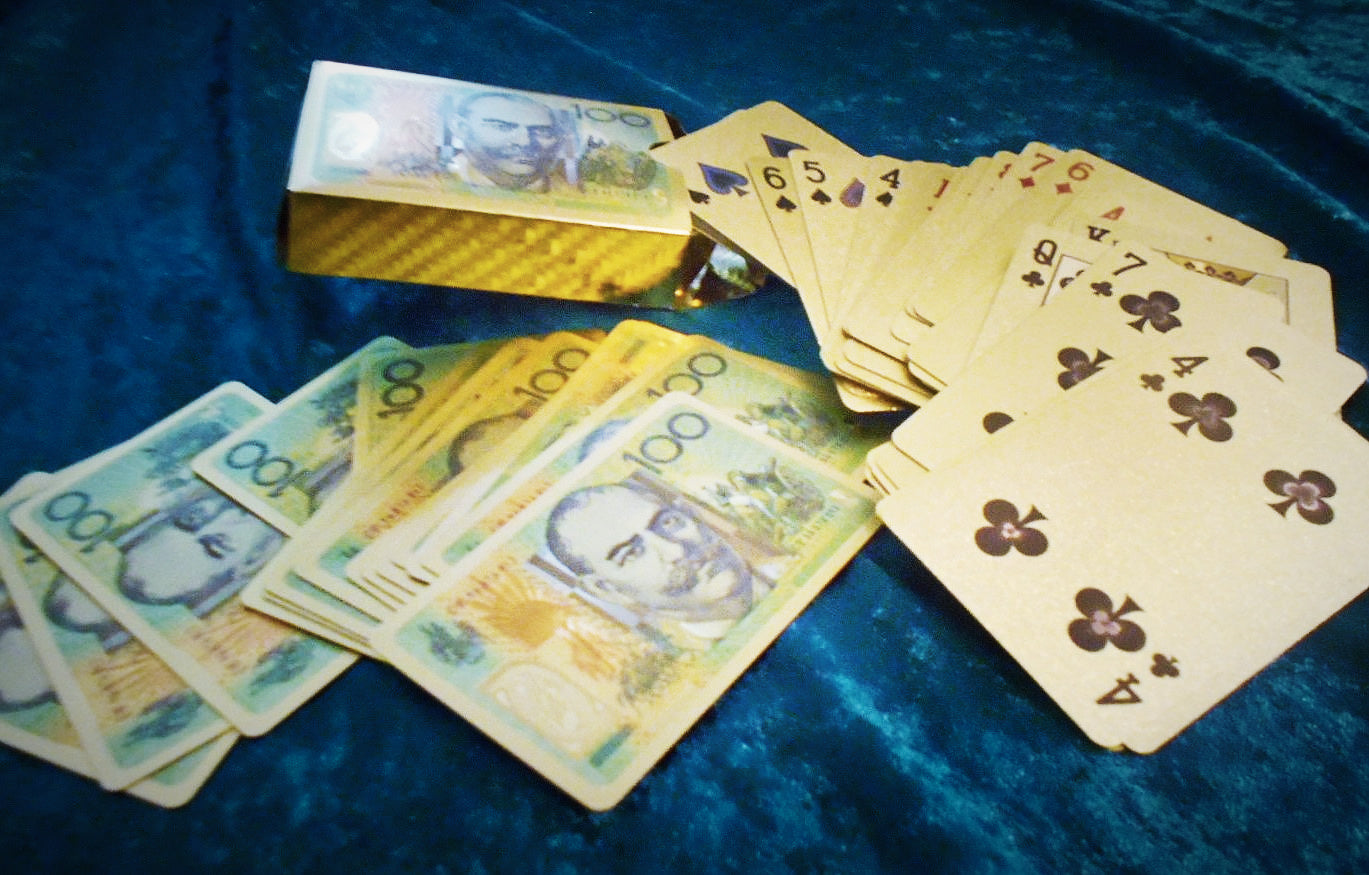 Gold Foil Playing Cards