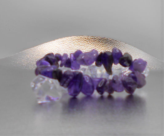 Amethyst Crystal Nugget Bracelets Medium-Large Nuggets