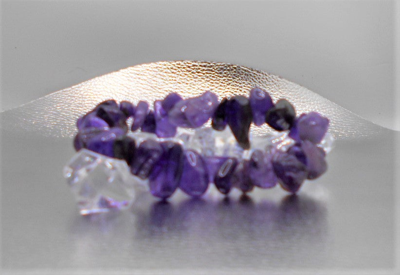 Amethyst Crystal Nugget Bracelets Medium-Large Nuggets
