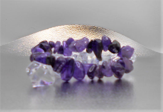 Amethyst Crystal Nugget Bracelets Medium-Large Nuggets