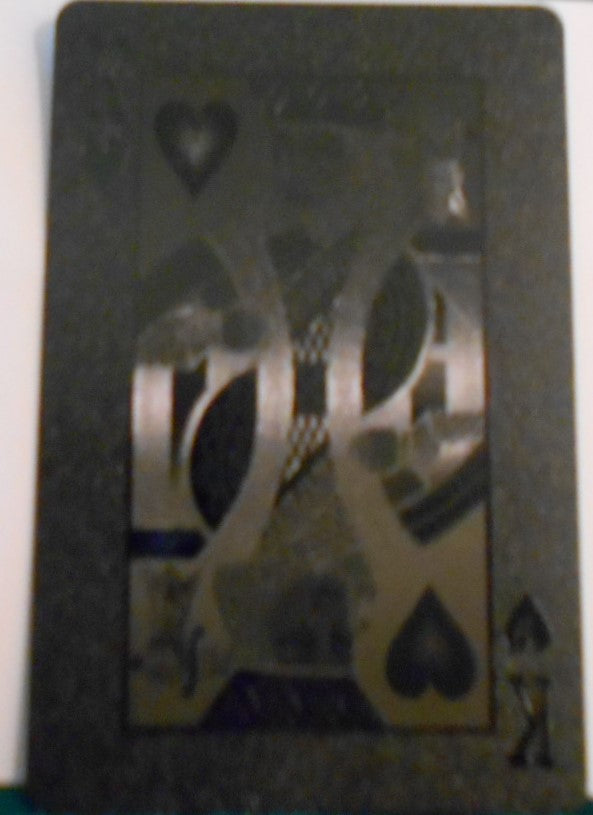 Black Gold Foil Playing Cards