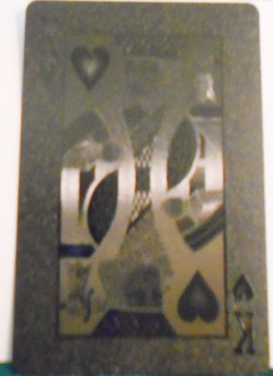 Black Gold Foil Playing Cards