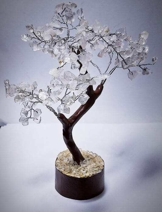 Crystal Clear Crystal Quartz Tree - Large