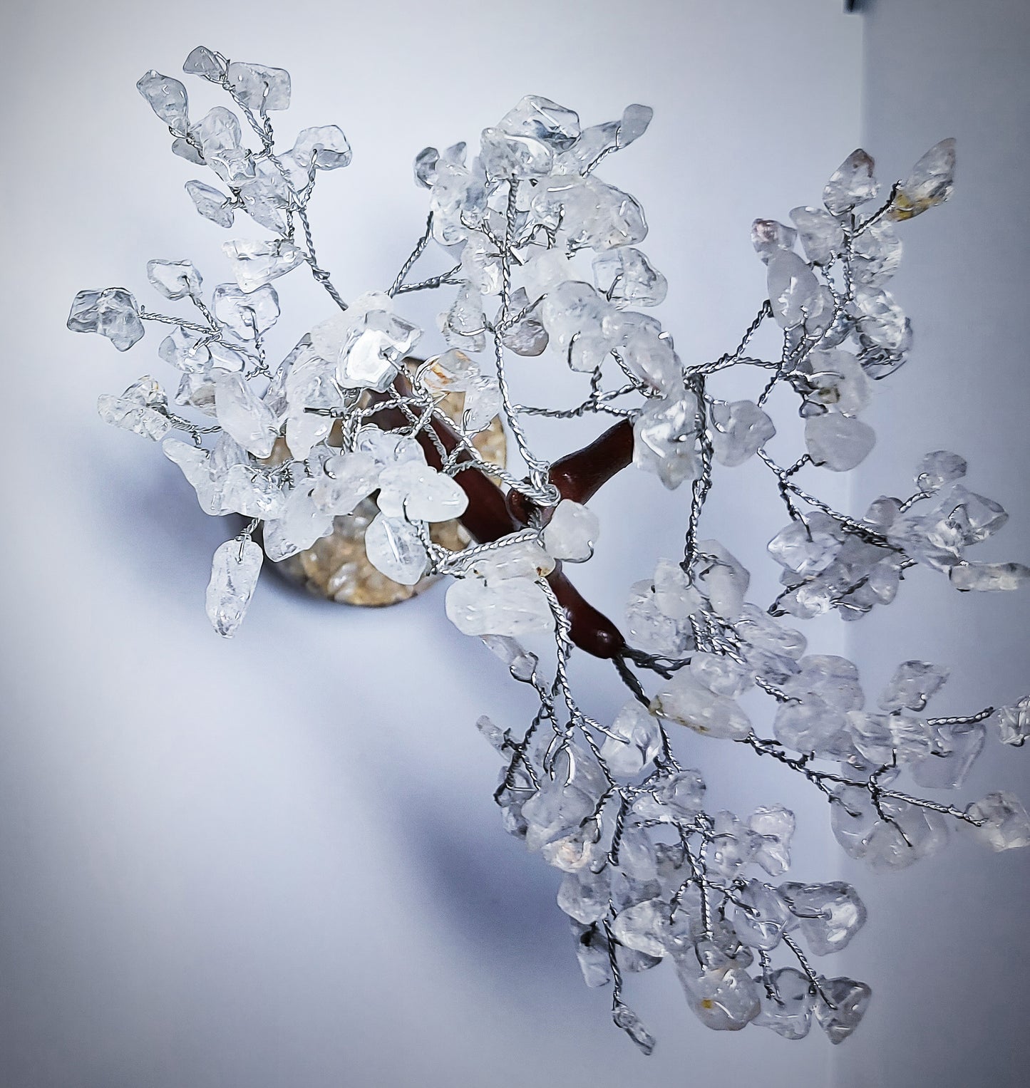 Crystal Clear Crystal Quartz Tree - Large