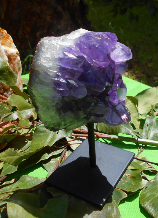 Amethyst Cluster on Stand - 14cm