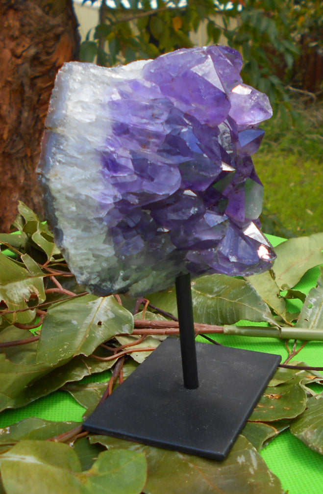 Amethyst Cluster on Stand - 14cm