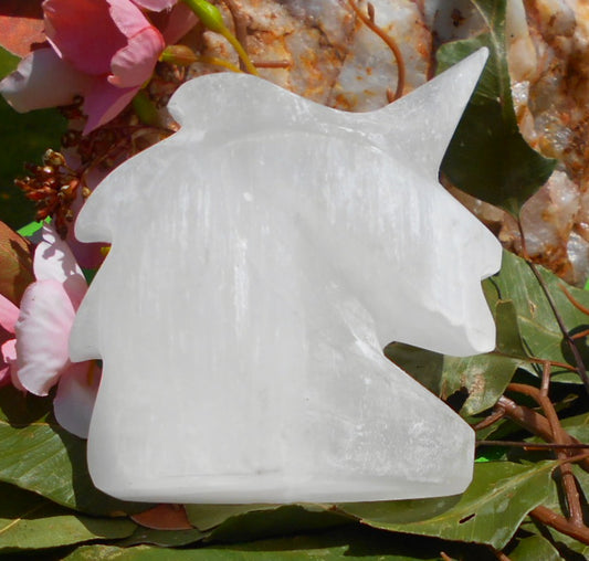 Unicorn Head Selenite