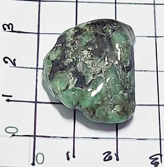 Individual Tumbled Emerald Crystal