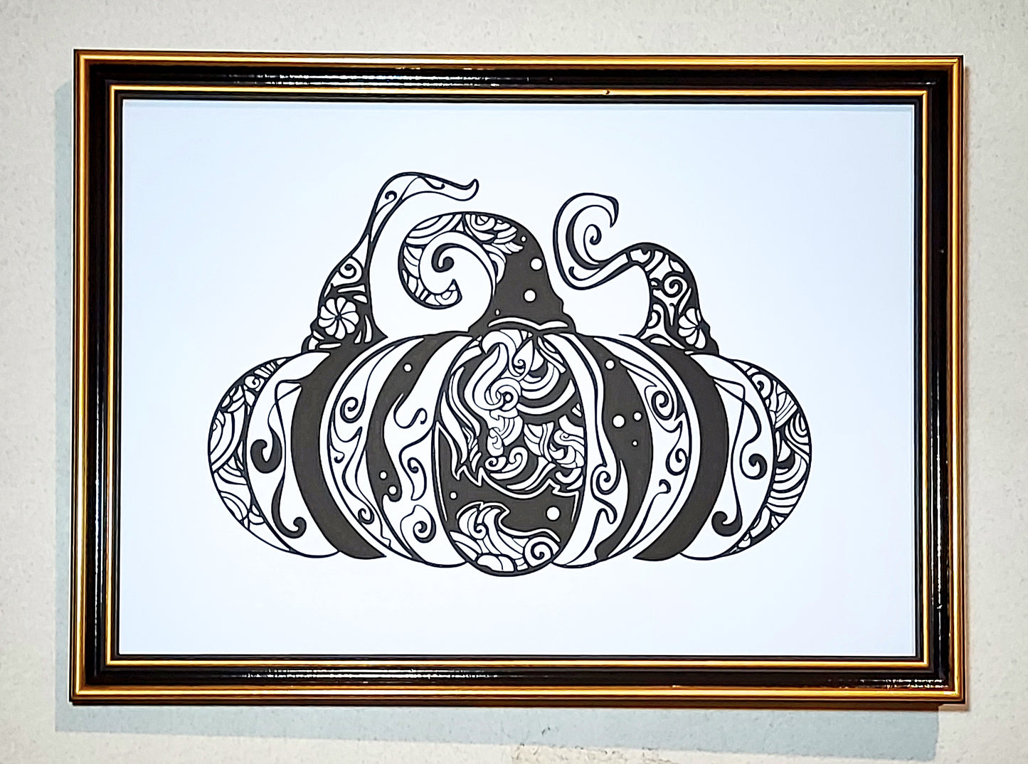 Fine Art Print 3 Pumpkins A4