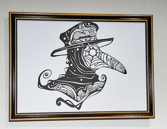 Fine Art Dr Plague A4