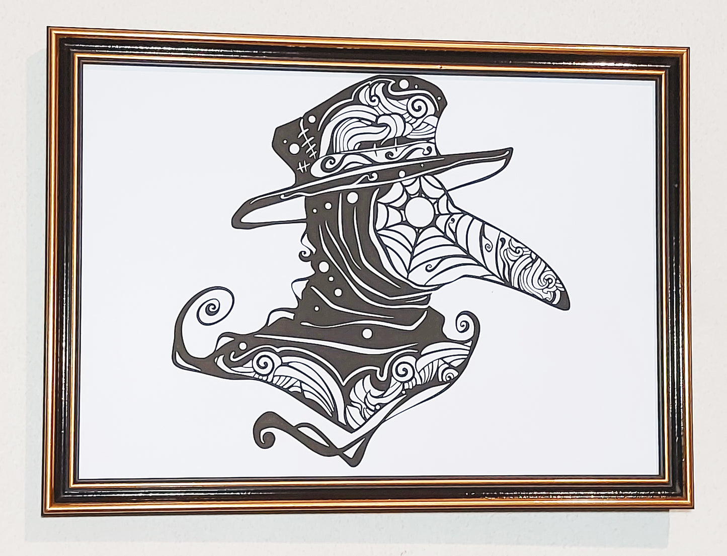Fine Art Dr Plague A4