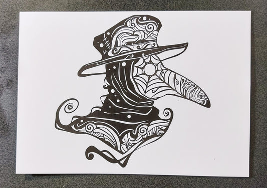 Fine Art Dr Plague A4
