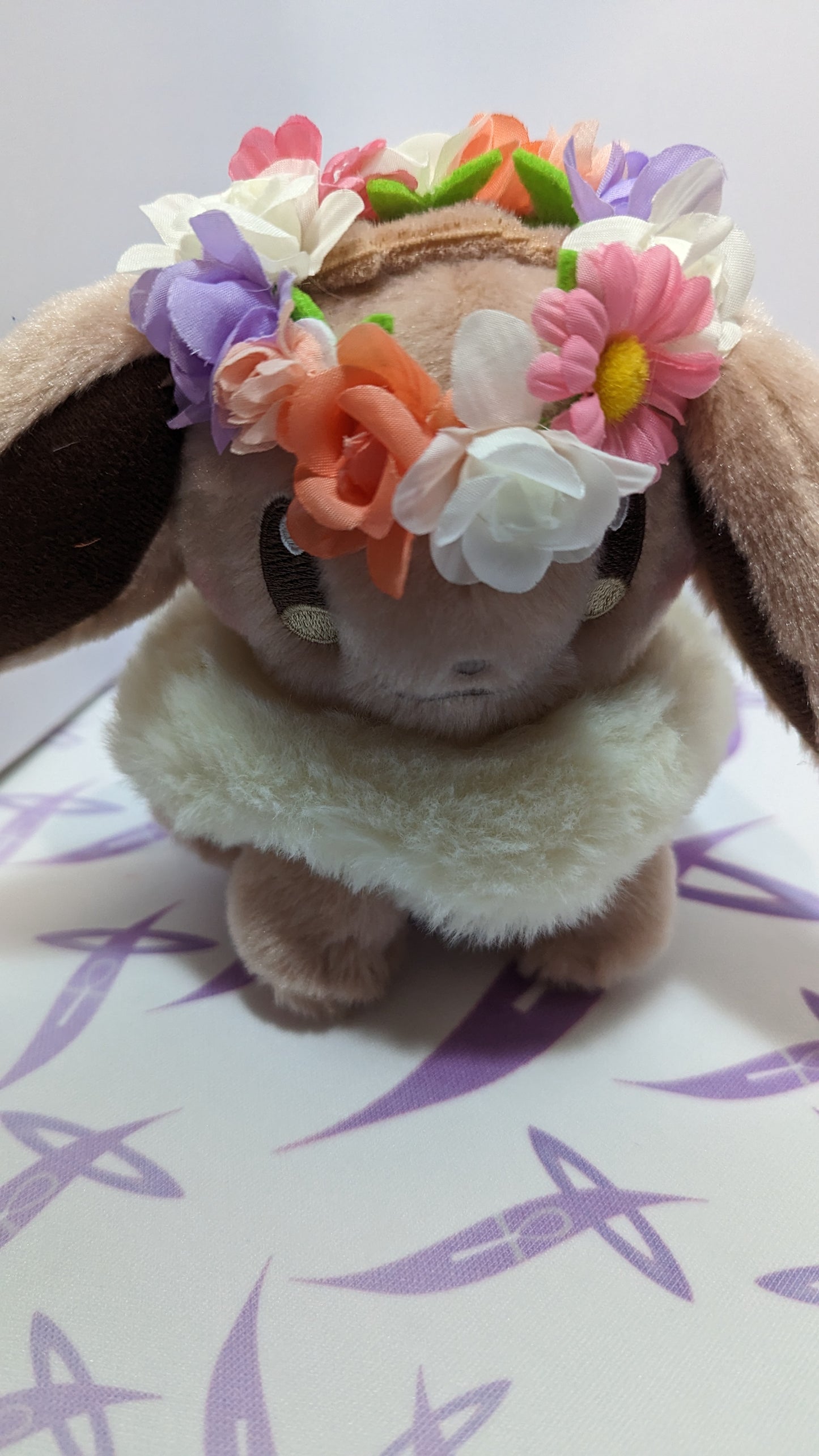 Flower Crown Eevee Plushie