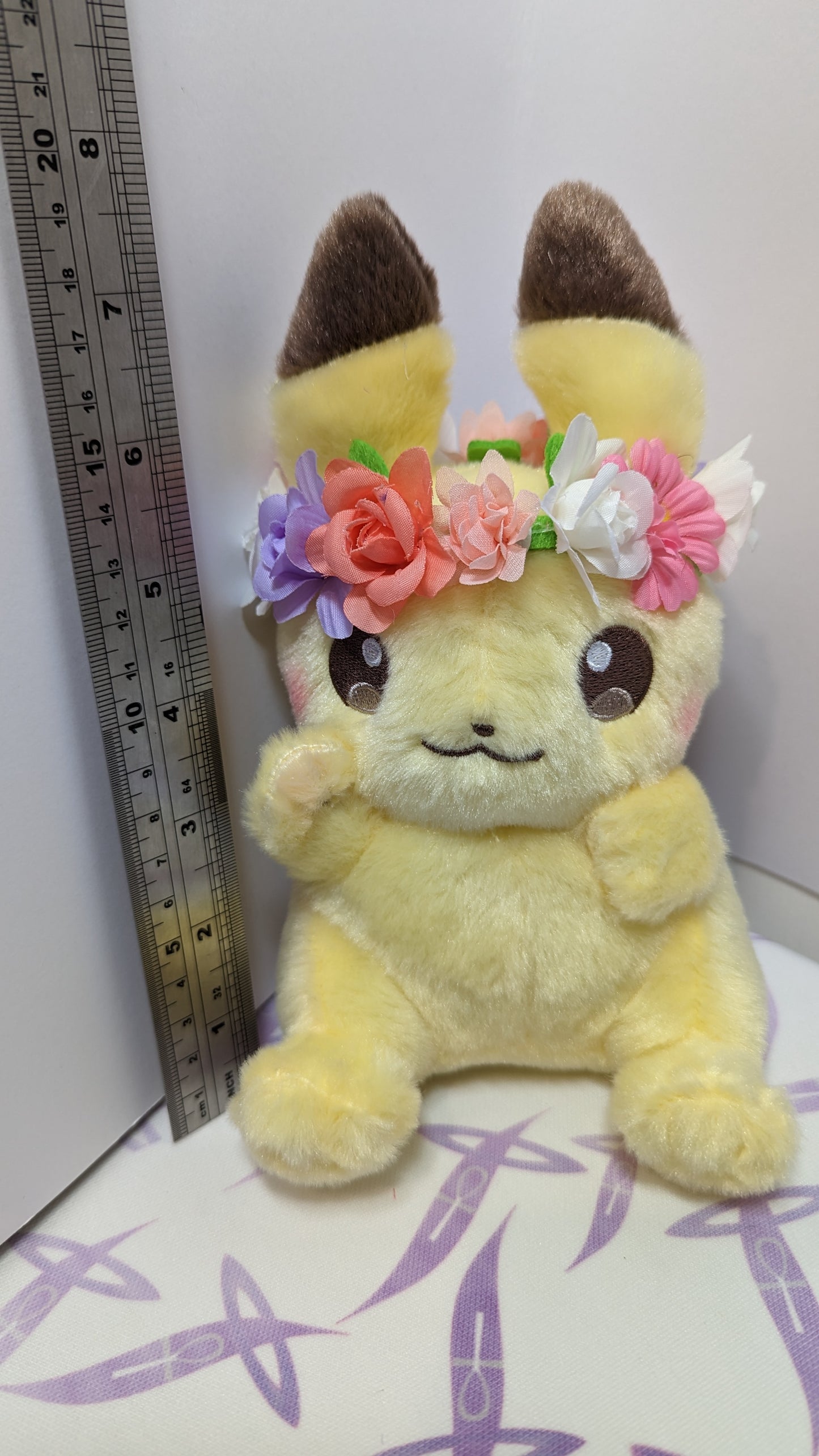 Flower Crown Pikachu Plushie