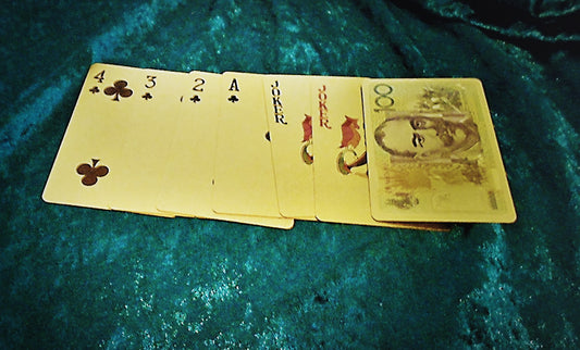 Gold Foil Playing Cards