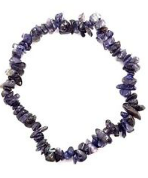 Iolite Crystal Chip Bracelets