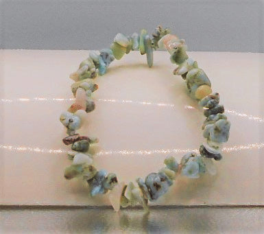 Larimar Crystal Chip Bracelets