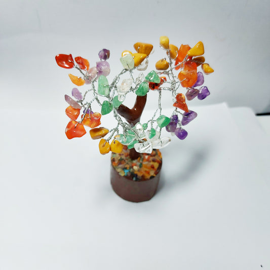 Crystal Rainbow Chakra Tree - Small