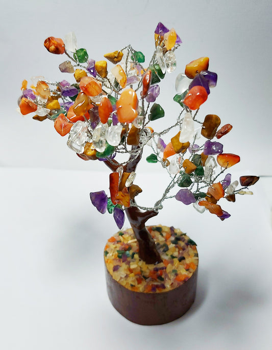Crystal Rainbow Chakra Tree - Large