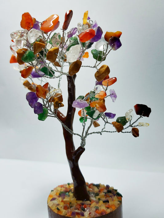 Crystal Rainbow Chakra Tree - Large