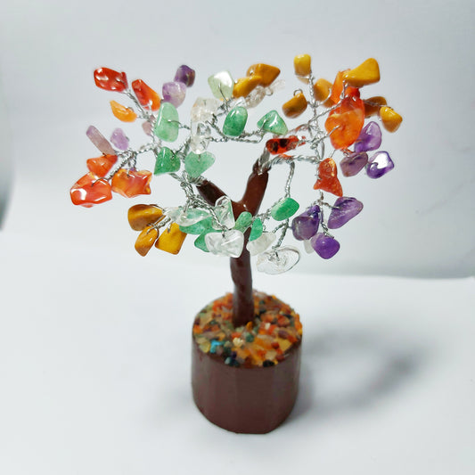 Crystal Rainbow Chakra Tree - Small