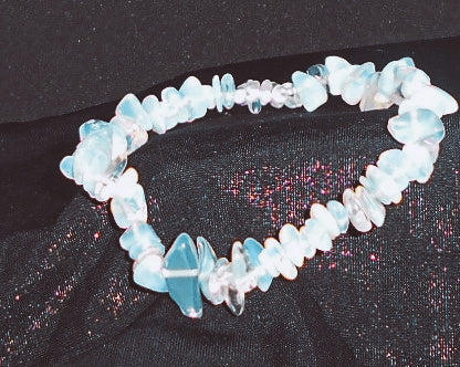 Opalite Crystal Chip Bracelets