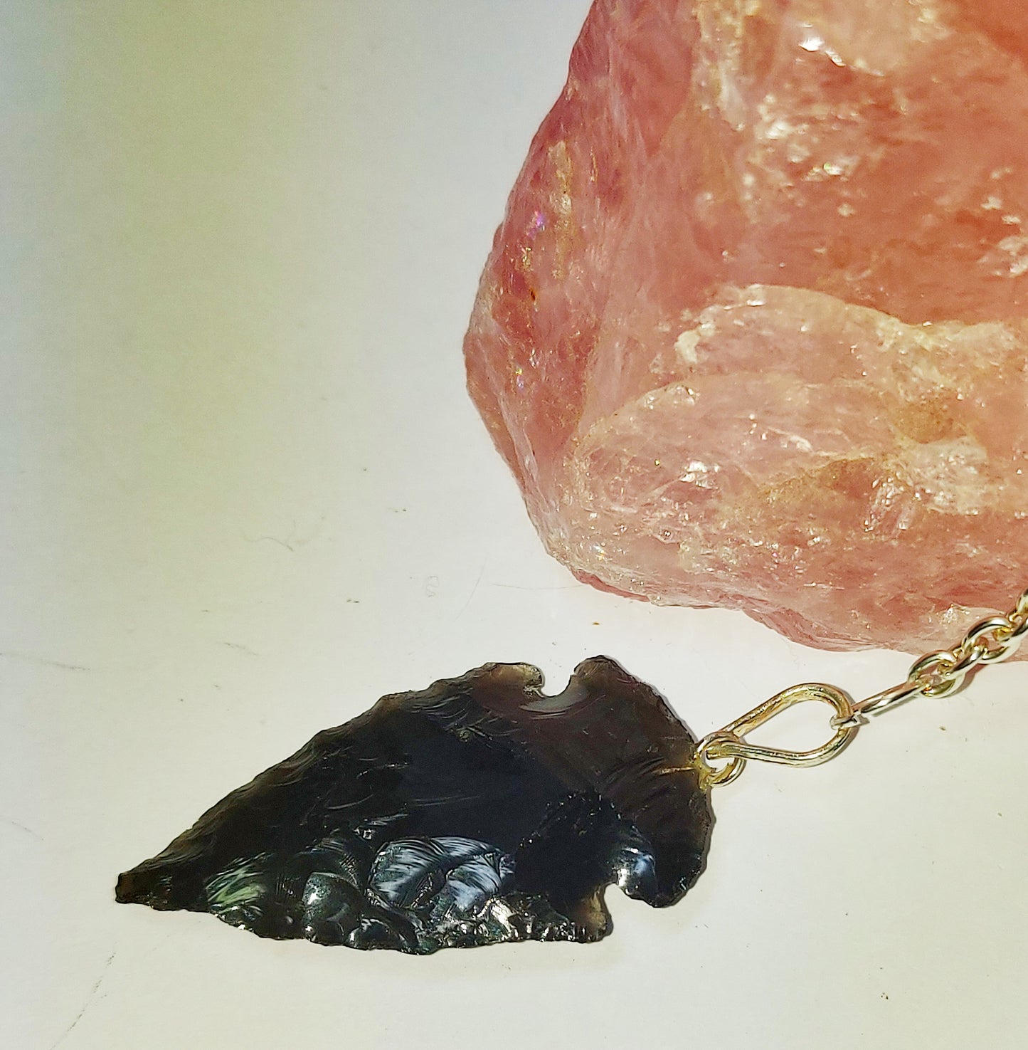 Pendulum Black Tourmaline Arrowhead Pendulum