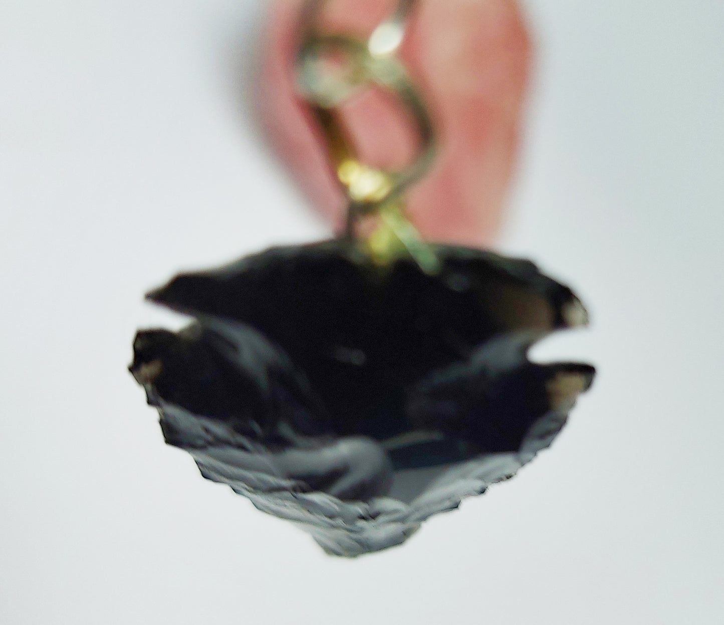 Pendulum Black Tourmaline Arrowhead Pendulum