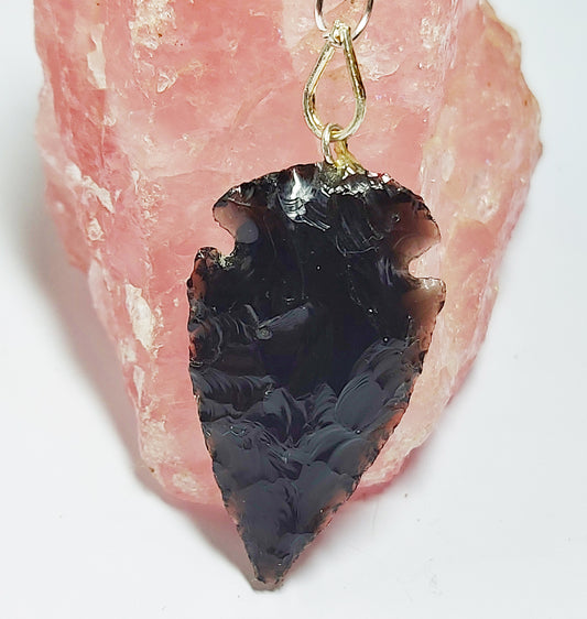 Pendulum Black Tourmaline Arrowhead Pendulum