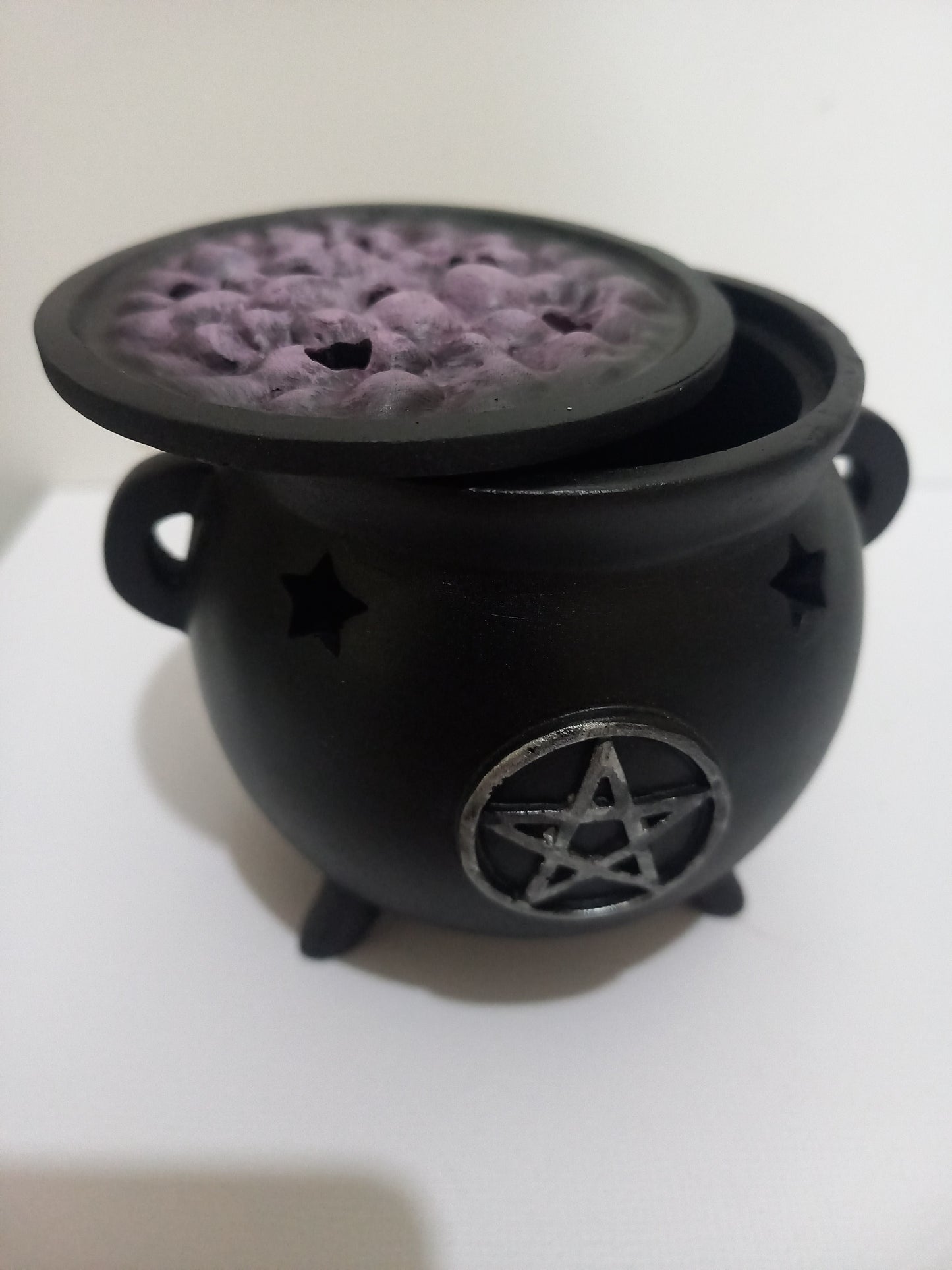8cm Pentagram Incense Cone Cauldron Burner
