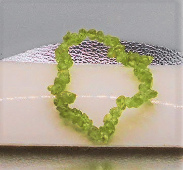Peridot Crystal Chip Bracelets