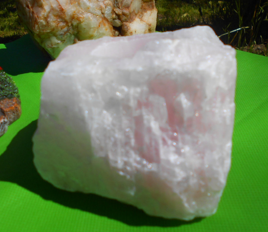 Rose Quartz Candle Holder - 800gms