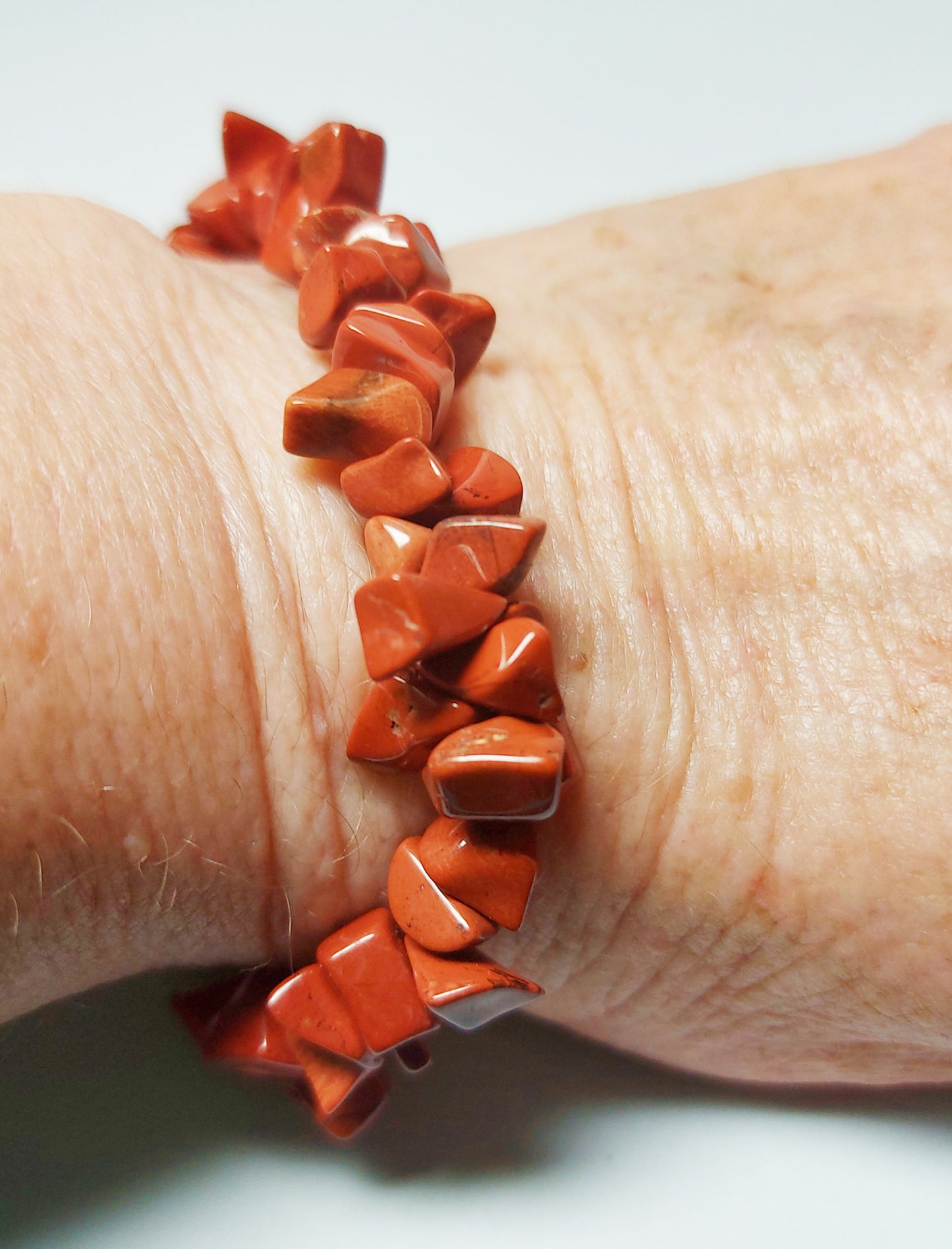 Red Jasper Crystal Chip Bracelets