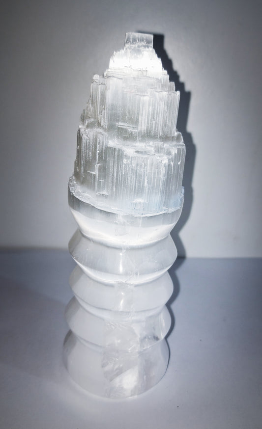 Selenite Tower 15cms