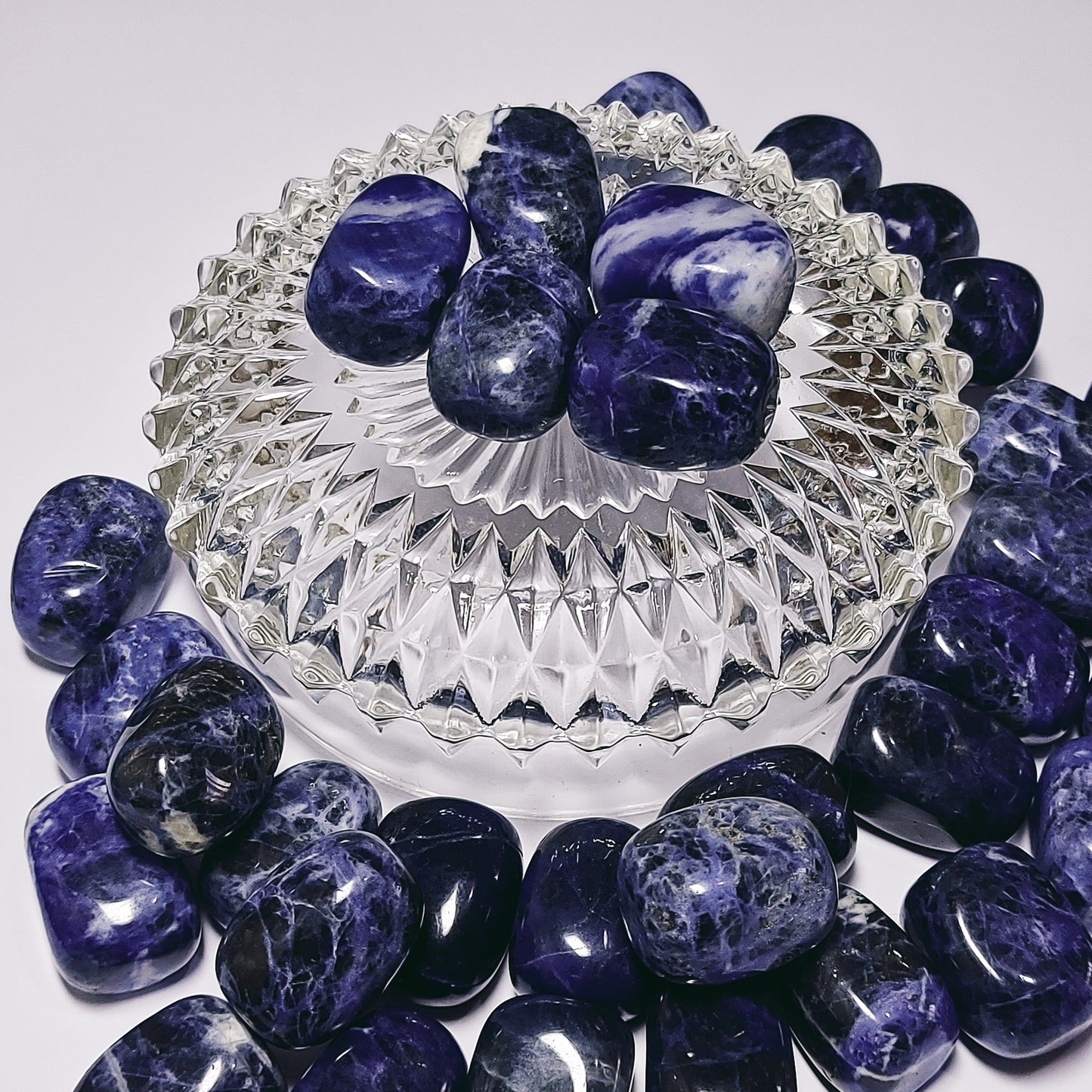 Individual Tumbled Sodalite Crystal