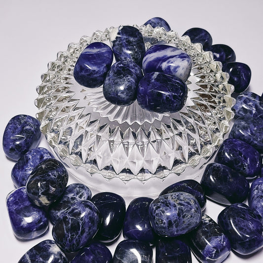 Individual Tumbled Sodalite Crystal
