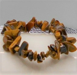 Tigers Eye Crystal Chip Bracelets