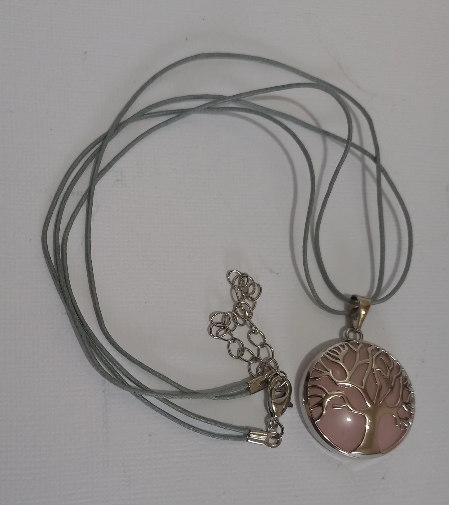 Tree of Life - Rose Quartz Pendant