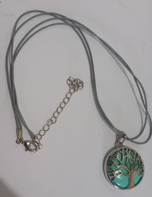 Tree of Life - Turquoise Pendant