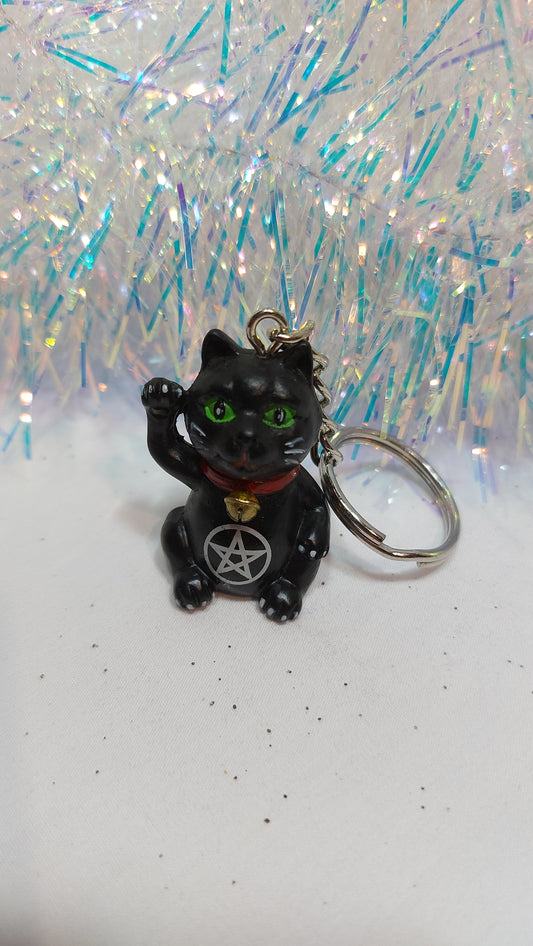 Lucky Cat Keychain